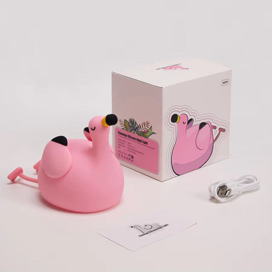 Cute Animal Giraffe Panda Silicone Night Light Timer Patting Lamp Rechargeable Night Lamp for Kids Boys Birthday Gift Room Decor